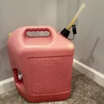 Blitz 6 Gallon Vented Red Gas Can Pre Ban Flex Nozzle Model 11841 Usa. Fixed Price $59.99.