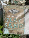 Sakrete Play Sand All Natural 50 Lbs Ea. Fixed Price $55.00.