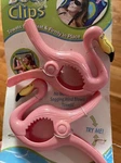Set Of Pink Flamingoes Towel Clips Beach Pool O2COOL Boca New. Fixed Price $20.00.