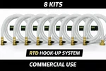 Diversey Rtd Water Hook Up Kit Hose Adapter 8 Pack Commercial 3191746. Fixed Price $359.88.