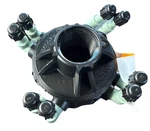 Orbit 67000 8-PORT Plastic Adjustable Drip Flow Manifold 1/2 Fnpt X 1/4 Barb In.. Fixed Price $10.00.