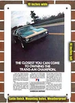 Metal Sign - 1972 Amx 10X14 Inches. Fixed Price $29.95.
