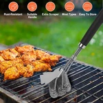 16.5" Stainless Steel Bristle Free Grill Brush Scraper Tool For Bbq Cleaning. Fixed Price $17.77.