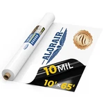 Alorair 10MIL Crawl Space Film Vapor Barrier Supply Polyethylene Sheeting 10X65'. Fixed Price $99.99.