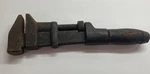 Unique Antique Pipe Wrench Wood Handle Hammer Head. Fixed Price $9.99.