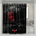Michael Jordan Dunk Signature 1 Shower Curtain Set For Bathroom. Fixed Price $24.99.