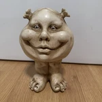 Vintage 08 Homestyles Muggly 9 Tall Hand Crafted Resin Funny Face Planter Vase. Fixed Price $40.00.