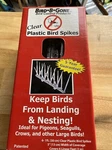 Bird-b-gone Humane 5 In. Wide Plastic Spikes. Fixed Price $21.28.