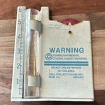 Rain Gauge Transcontinental Coaxial Cable Crossing Dow Il White Vintage At&t. Fixed Price $99.00.