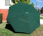 Patio Umbrella Top Canopy Replacement Cover Fit 9 Ft 8 Ribs Green Color. Fixed Price $28.99.