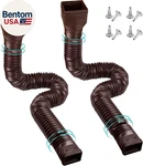 2 Pack Rain Gutter Extensions Flexible,downspout Extender Diverter. Fixed Price $39.26.