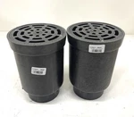 Lot Of 2 Nds 6 IN.X4 X9 Plastic Flo Well Surface Drain Catch Basin Inlet. Fixed Price $48.99.