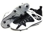Mens Reebok Pro Out One Mid 20-174285 Black White Football Cleats Shoes. Fixed Price $46.99.