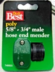 Do It Best Male Poly Hose Mender Coupling For 5/8" - 3/4" Lot Of. Fixed Price $19.99.