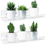 Pack Suction Cup Window Shelf For Plants 12 Inches, Clear Acrylic Indoor Pl.... Fixed Price $28.04.