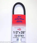 5061 Rotary Edger V-belt (1/2" X 28"). Fixed Price $15.93.