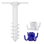 Heavy Duty Beach Umbrella Sand Anchor With Hooks Strong Wind Outdoor Support. Fixed Price $24.50.