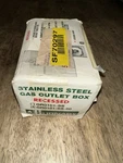 Burnaby GR0101-SS-50 Recessed Gas Outlet Box 1/2" Npt Connection. Fixed Price $132.53.