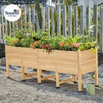 7X2 Ft Raised Garden Bed, 16 Inch Depth Featuring Legs, Drainage Holes, Ideal Fo. Fixed Price $282.71.