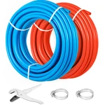 Uimoso 1/2" 100FT Red & Blue Pex Tubing For Potable Water W/ Cutter Clamp. Fixed Price $45.49.