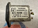 Hopkins F-11935-6 Rfi Filter. Fixed Price $16.49.