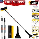 53" Extendable Retractable Snow Brush & Ice Scraper For Car Suv Truck - 360 .... Fixed Price $34.19.