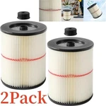 2 Pack 17816 Filter Replacement For Craftsman Shop Wet Dry Vacuum Washable. Fixed Price $16.99.