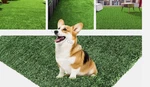 16X6.6 Ft Artificial Grass Mat Synthetic Landscape Fake Lawn Pet Dog Turf Garden. Fixed Price $41.93.
