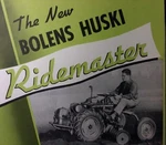 Bolens Fmc 35AB Aa Huski Ridemaster Bean Garden Tractor Sales Brochure Catalog. Fixed Price $47.69.
