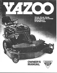 Yazoo Owners Manual YR-36-42-48-60-76 Lawnmower Repair Service. Fixed Price $16.95.
