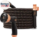 100 Ft Copper Bullet Expandable Garden Hose W/10 Pattern Thumb Spray Nozzle As. Fixed Price $144.86.