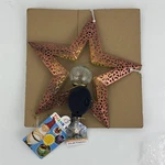 Exhart Solar Filigree Star W/ Crackle Ball Garden Stake. Fixed Price $23.09.