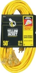 New Woods Yellow Jacket 2827 Extension Cord, 15 Amp, 50 Foot Heavy Duty 6753735. Fixed Price $65.99.