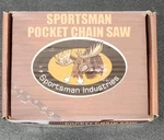Sportsman Industries Pocket Chain Saw 36 Comes With Emergency Fire Starter. Fixed Price $18.00.