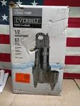 Everbilt (HDRSW50) 1/2 Hp Submersible Sewage Ejector Pump Open Box,. Fixed Price $237.49.