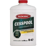 Roebic K-47 Cesspool Bacteria Treatment, Liquid, Straw, Earthy, 1 Qt. Fixed Price $22.25.