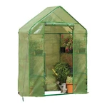 Gardman Walk Greenhouse With 2 Tier Shelving Unit And Zippered Door,. Fixed Price $69.99.