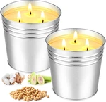 2 Pack Citronella Candles Large, Wicks 34OZ Outdoor For Home. Fixed Price $30.24.