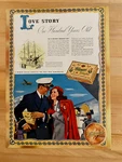1942 Vintage Print Ad Whitman's Chocolate Mohawk Rugs WW2 10-1/2"X14". Fixed Price $6.99.