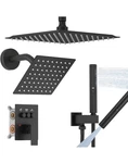 10 Inch Shower Faucet With Push Button Diverter System. Fixed Price $210.00.