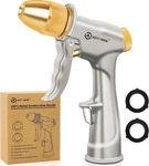 Garden Hose Nozzle High Pressure Metal Sprayer 4 Patterns Heavy Duty,,,,. Fixed Price $14.37.