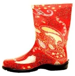 Sloggers 5004RD06 Size Womens Garden Boots Paisley Red Waterproof Usa 4272761. Fixed Price $24.99.