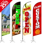 Anley Custom Feather Flag - Print Your Logo/design Commercial Advertising Banner. Fixed Price $75.95.