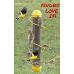 Songbird Essentials 17" Yellow Spiral Best Finch Tube Feeder For Nyjer, Etc. Fixed Price $43.75.