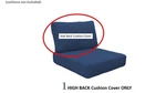 Classics 6" High Back Cover In Navy Color For Patio Chairs/seats. Fixed Price $16.99.