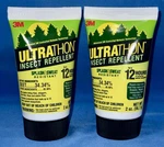 (2) - Oz 3M Ultrathon Insect Repellent Lotion 12 Hr Time Release Protection. Fixed Price $60.00.