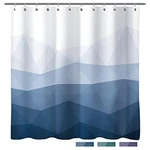Sunlit Designer Shower Curtain,popular Ombre Blue Fabric. Fixed Price $22.69.