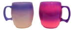 2 Coffee Mugs Heat Activated 1 Cup To Purple/pink Blue/white. Fixed Price $27.29.