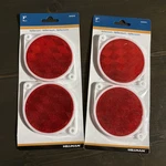 Hillman 844011 Adhesive Reflector Red Lot Of 2. Fixed Price $16.99.