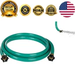 5/8"X6" Flexible Garden Leader Hose In Green - Weather Resistant Design. Fixed Price $22.49.